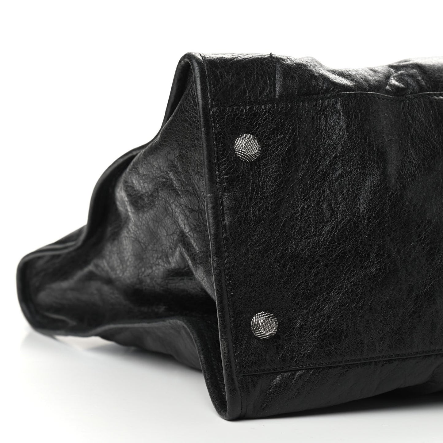 Agneau Giant 21 Silver Hardware Weekender Black