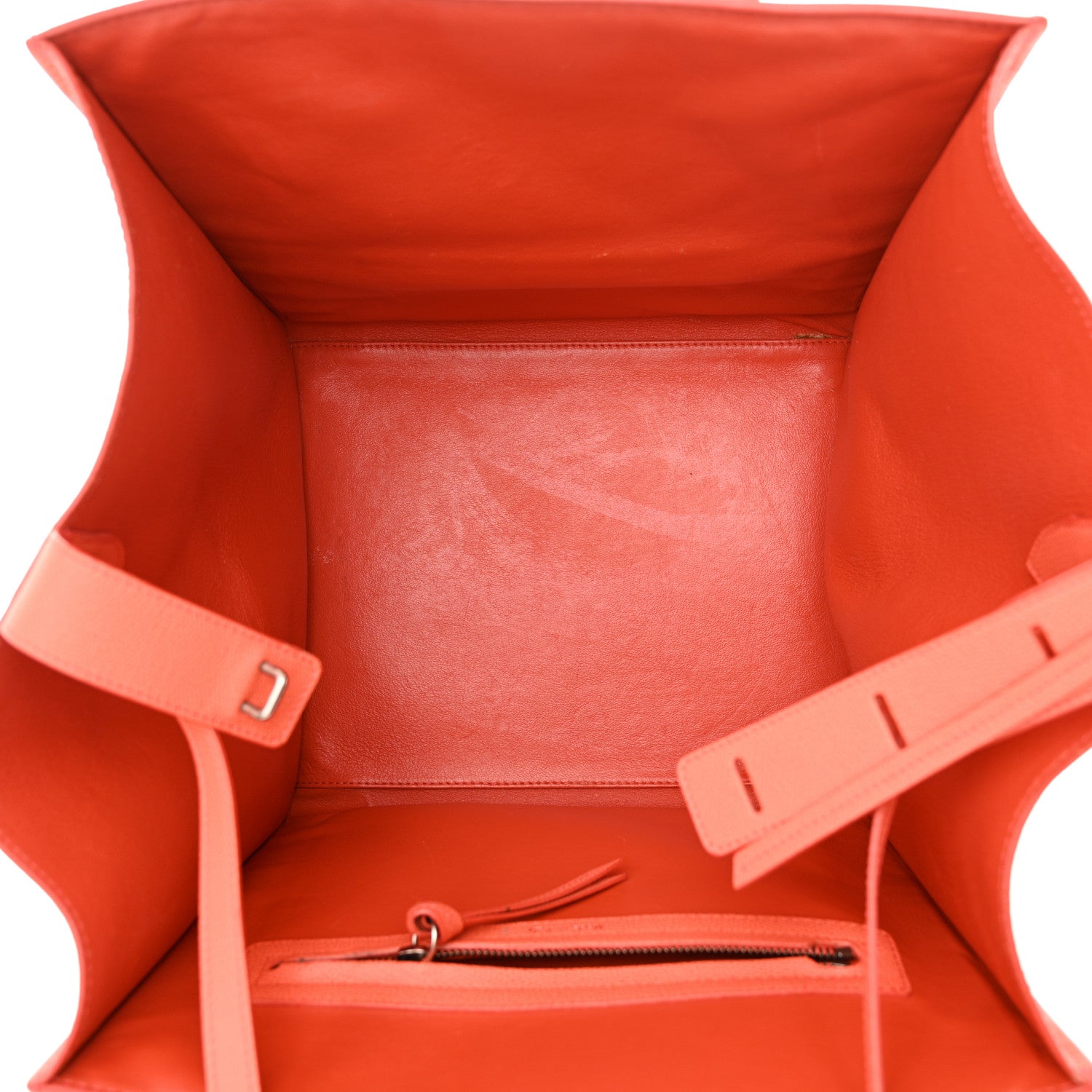Celine Grained Calfskin Medium Phantom Luggage Coral 5 of 20
