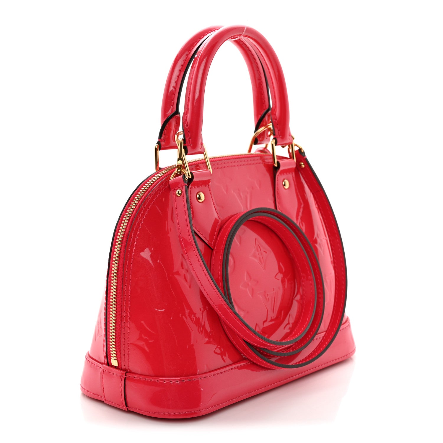 Louis Vuitton Vernis Alma BB Hot Pink 3 of 10