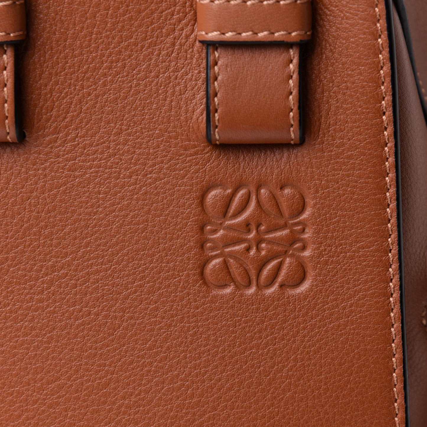 Calfskin Small Hammock Shoulder Bag Tan