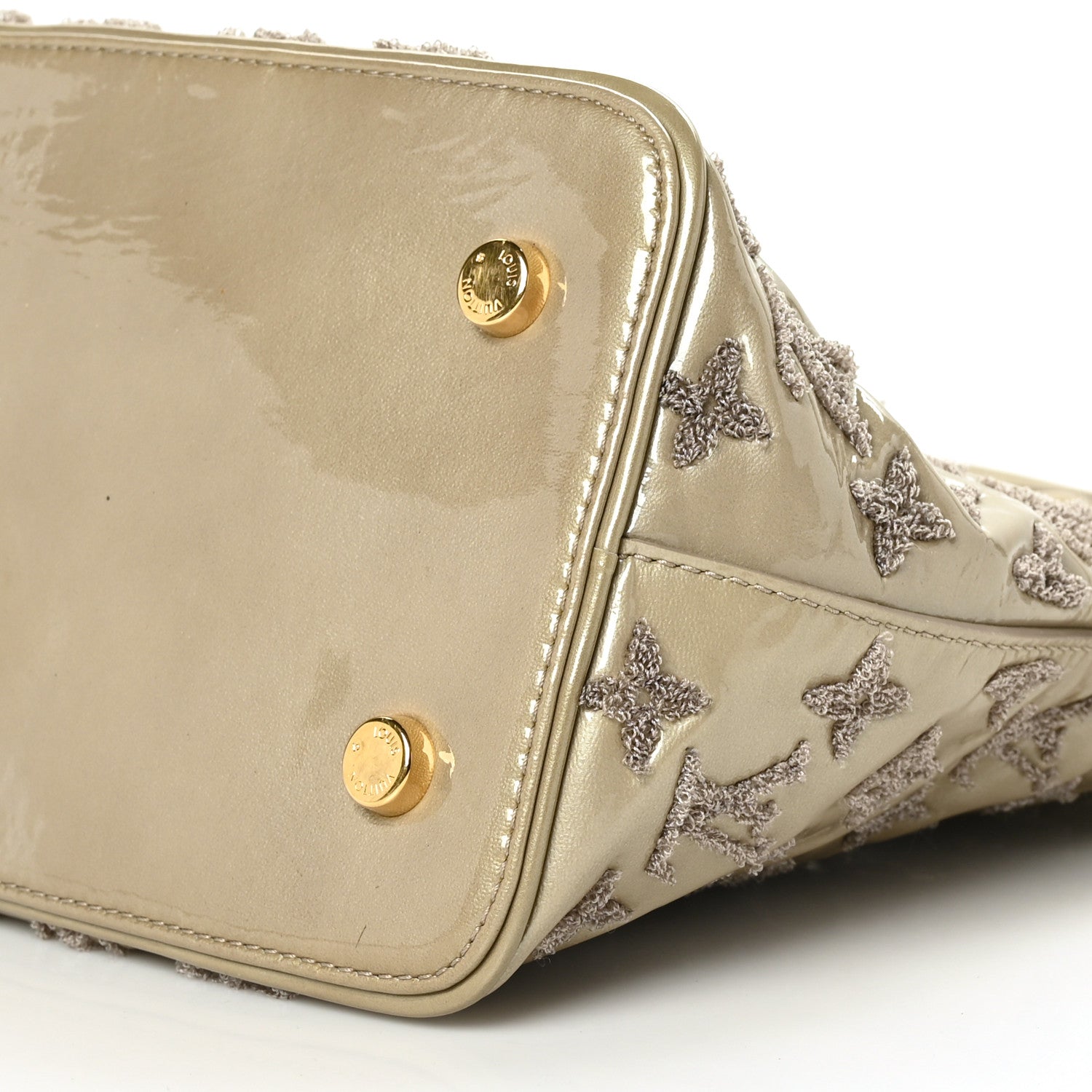 Louis Vuitton Patent Lambskin Fascination Lockit Gris 8 of 8