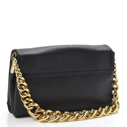 Versace Nappa Palazzo Sultan Shoulder Bag Black 2 of 8