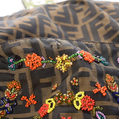 Fendi Zucca Lizard Beaded Forever Mama Baguette Multicolor 10 of 14