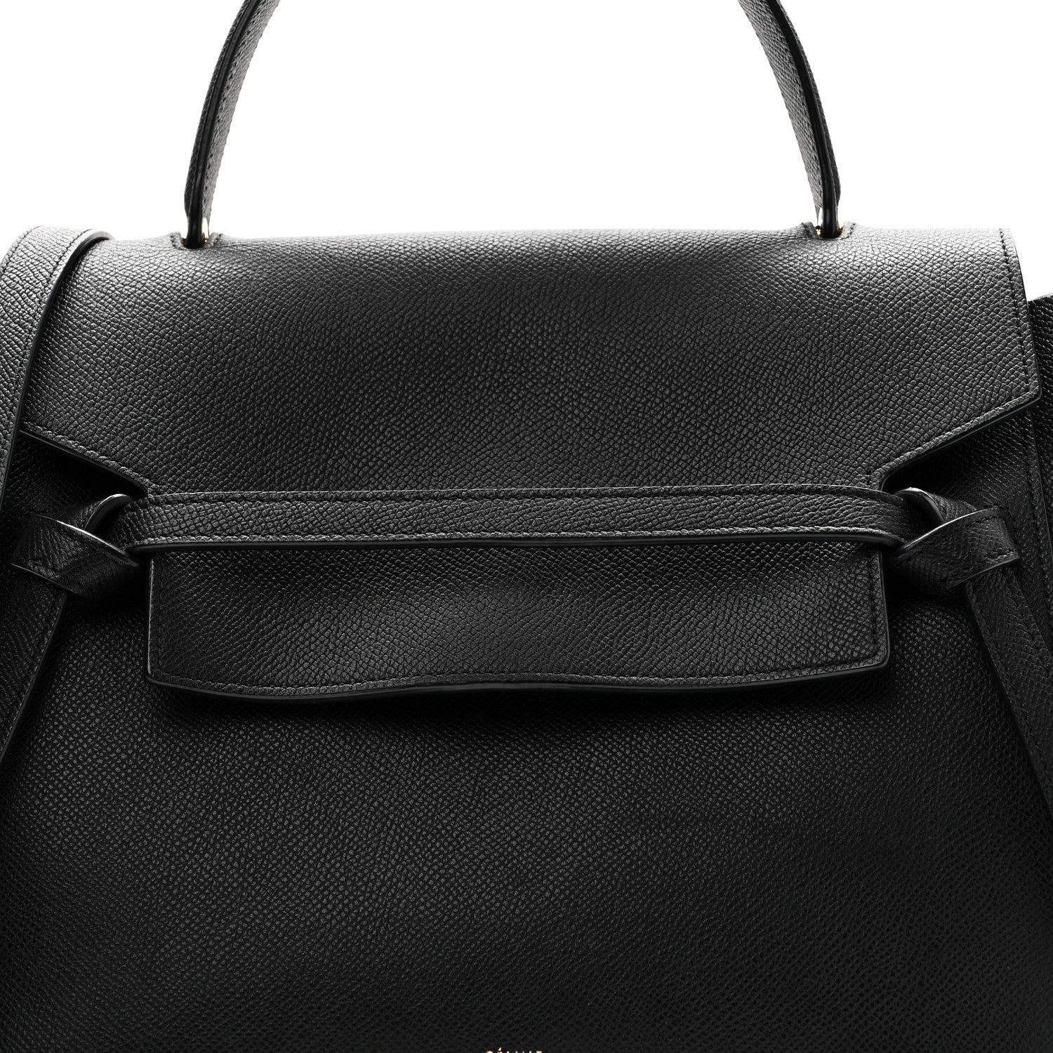 Celine Grained Calfskin Mini Belt Bag Black 7 of 10