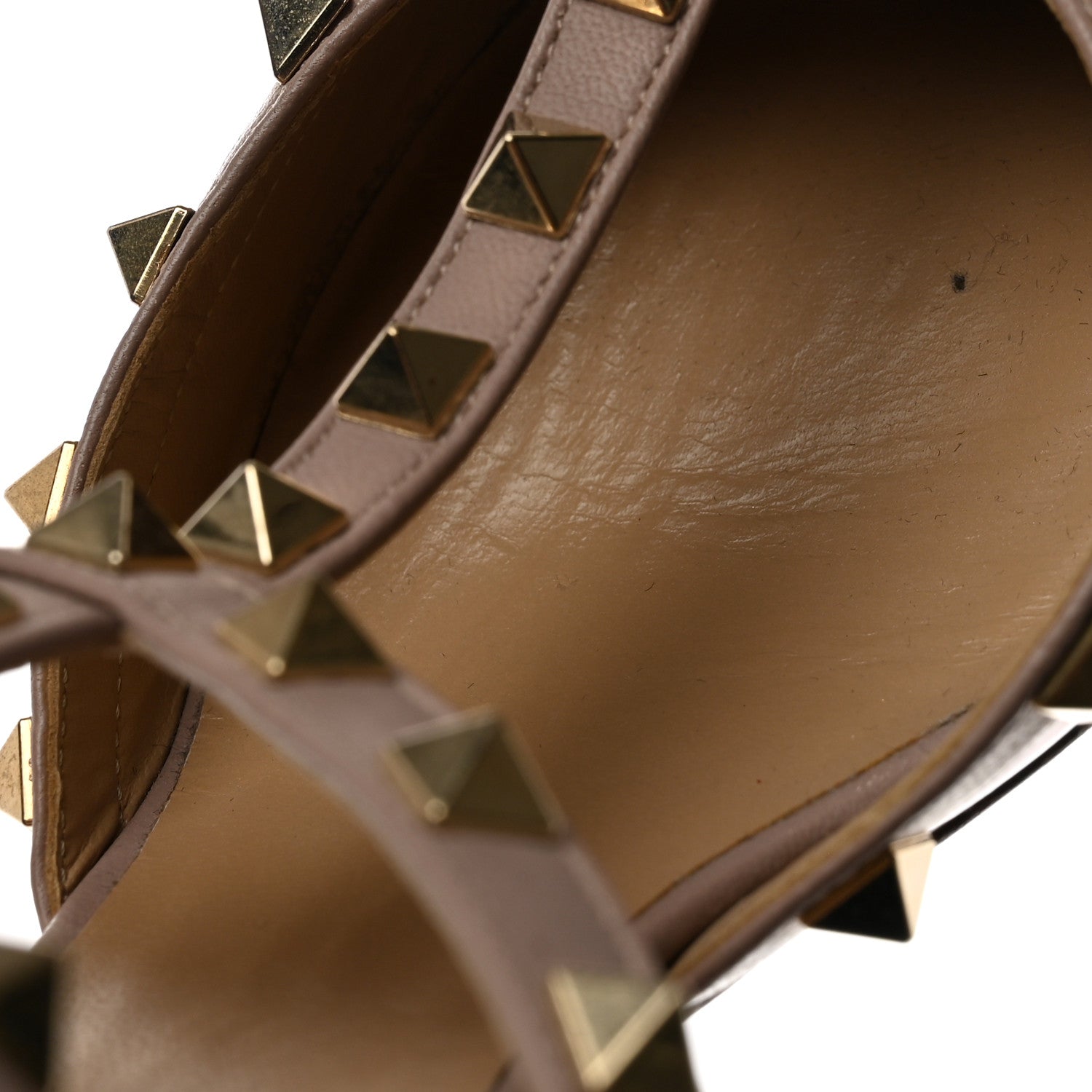 Valentino Garavani Patent Nappa Rockstud Ankle Strap 65mm Pumps 38 Candy Rose Poudre 10 of 10