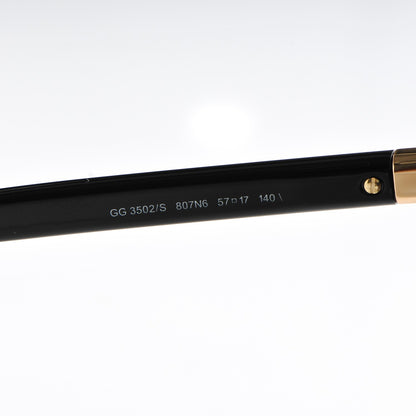Gucci Oversized Sunglasses 3502/S Black 6 of 7