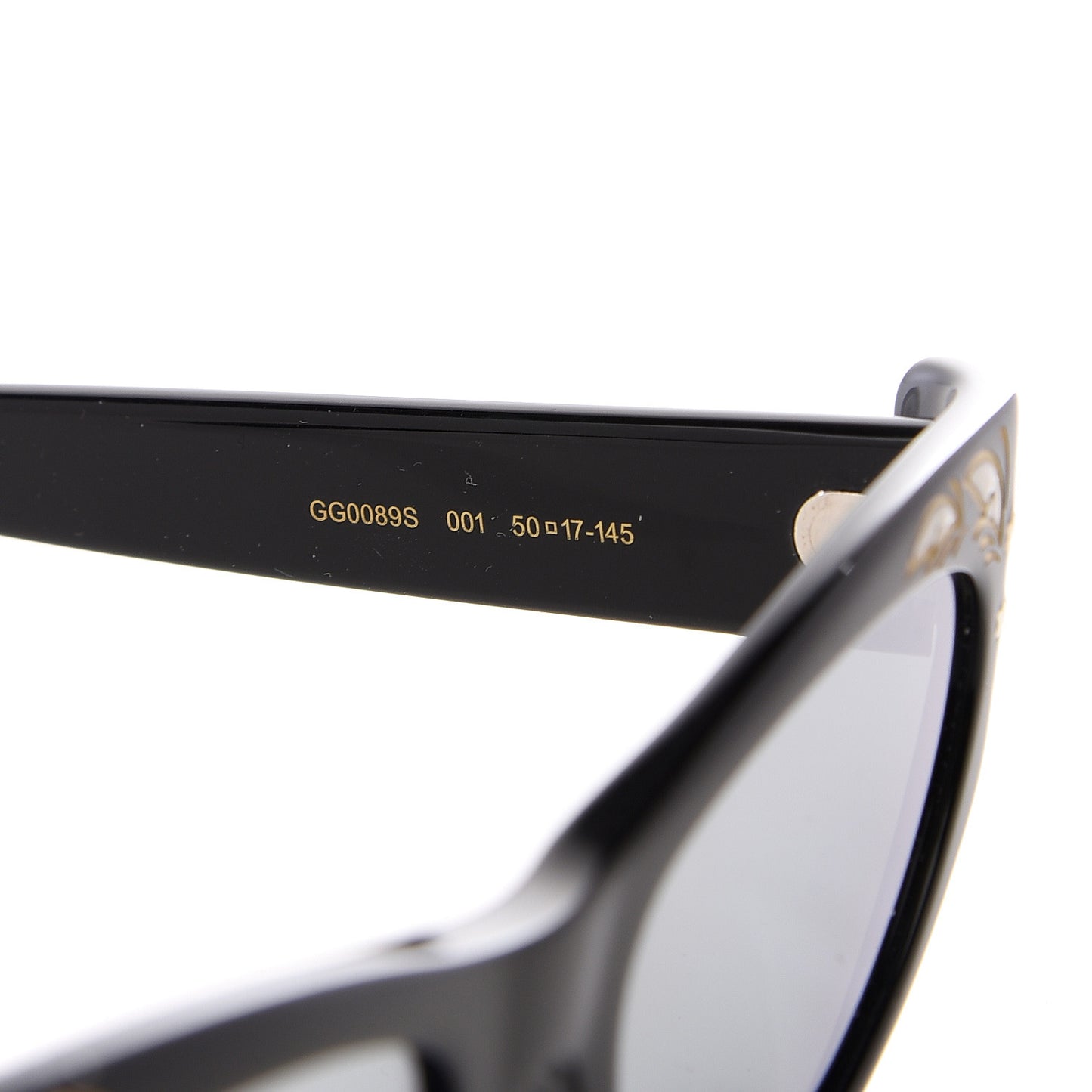 Acetate Cat Eye GG0089S Sunglasses Black