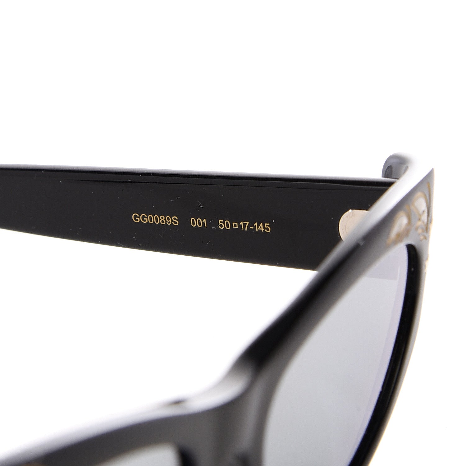 Gucci Acetate Cat Eye GG0089S Sunglasses Black 5 of 8