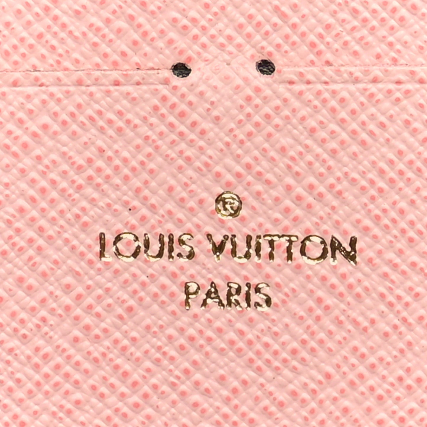 Monogram Clemence Wallet Rose Ballerine