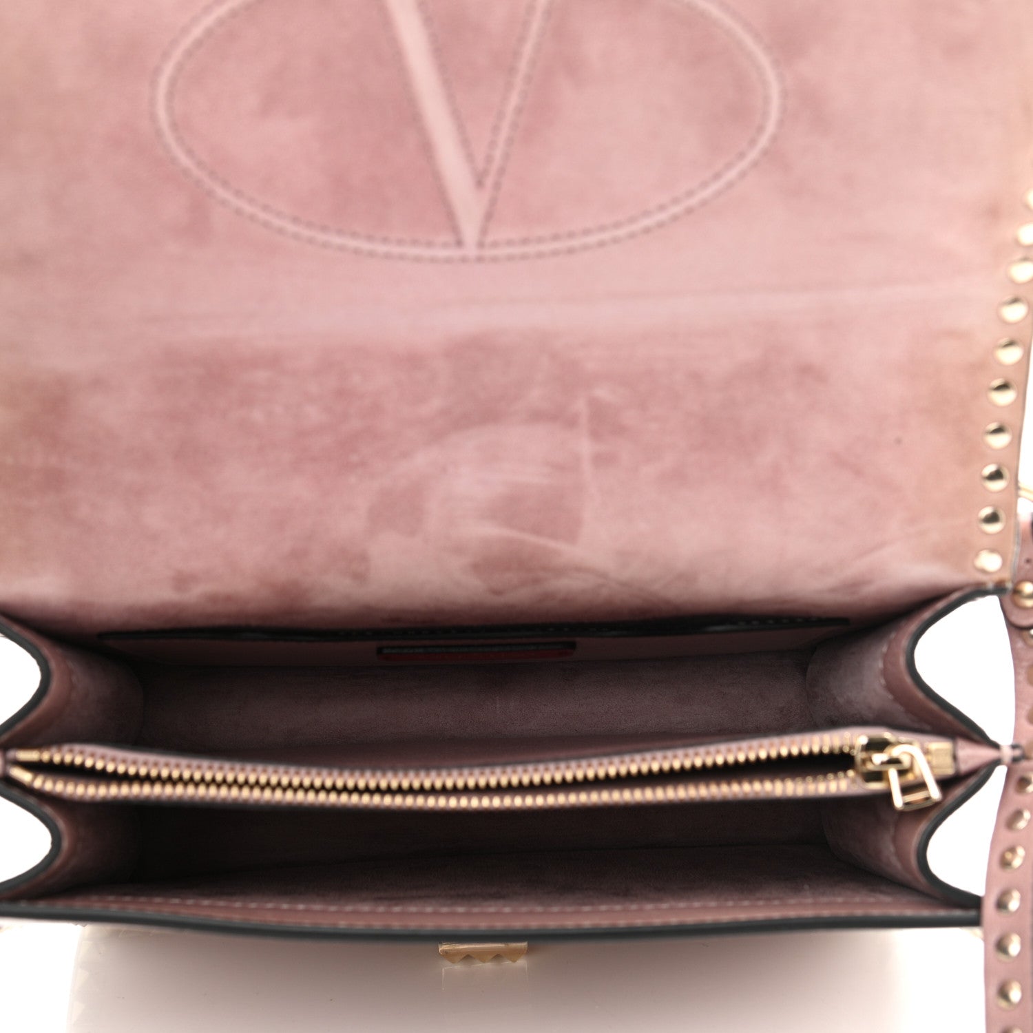 Valentino Garavani Buffalo Rockstud No Limit Top Handle Bag Lipstick 5 of 9