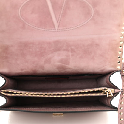 Valentino Garavani Buffalo Rockstud No Limit Top Handle Bag Lipstick 5 of 9