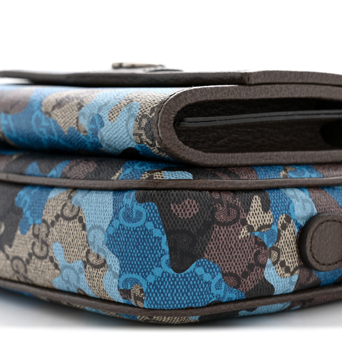 GG Supreme Monogram Mini Ophidia Crossbody Bag Blue