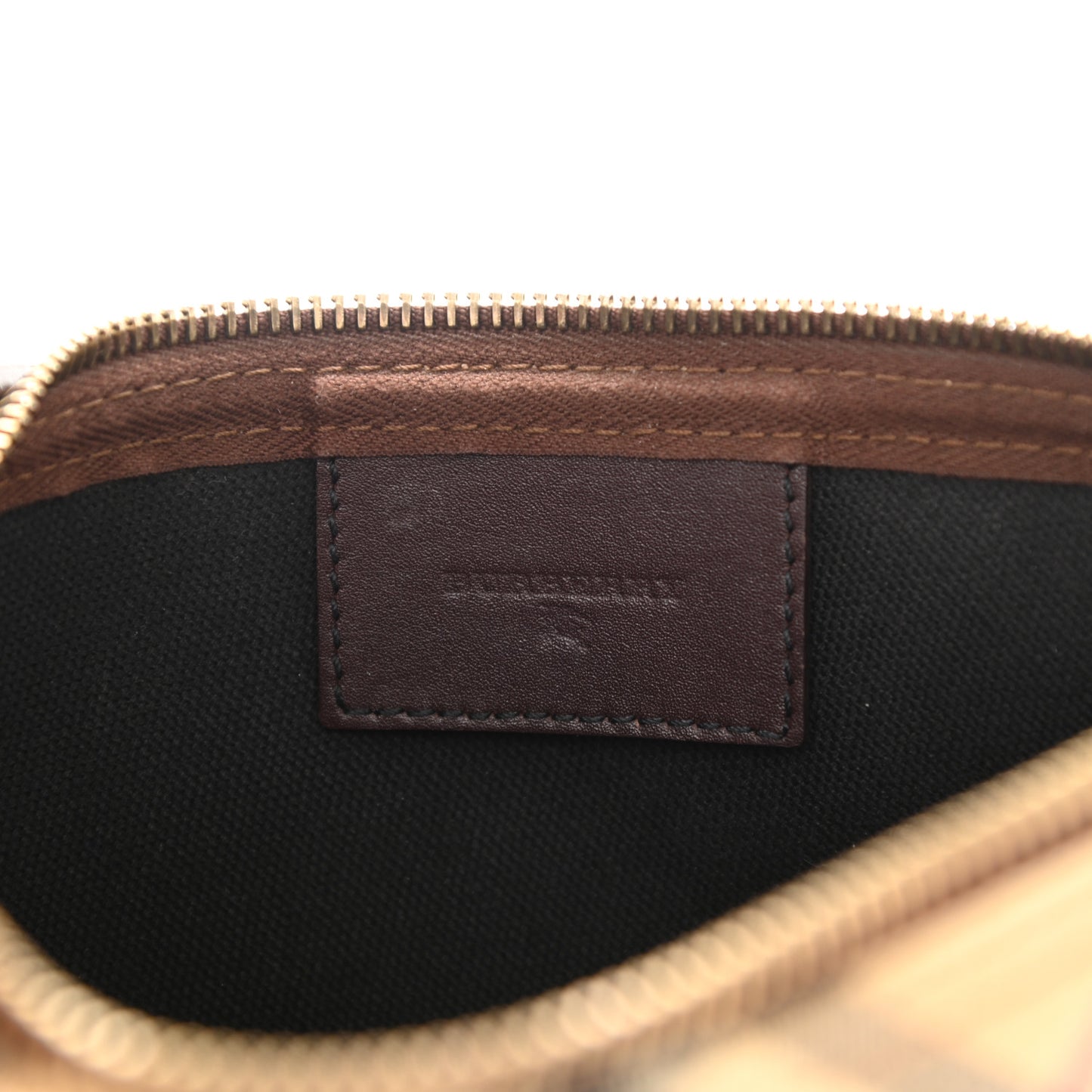 Haymarket Check Pochette Tan