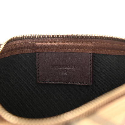 Burberry Haymarket Check Pochette Tan 6 of 11