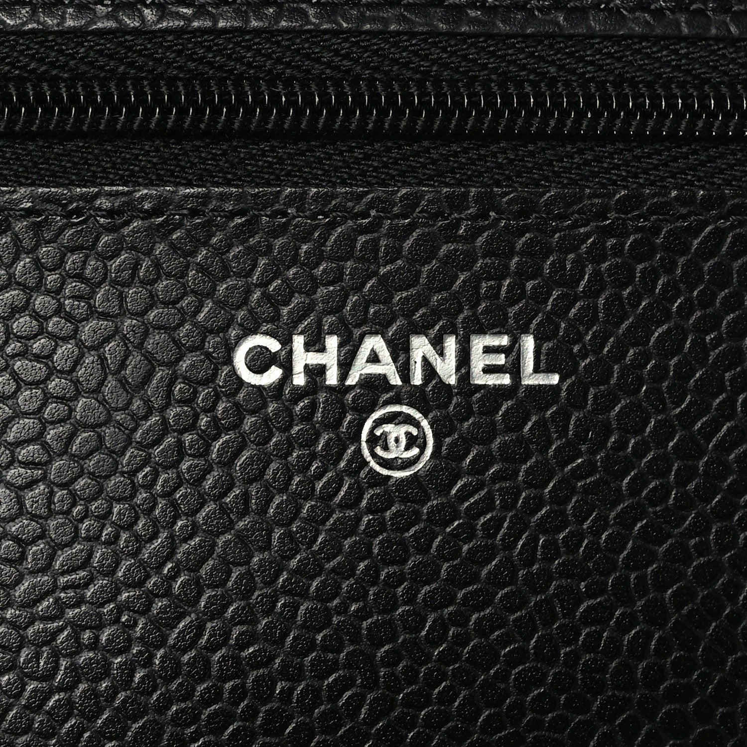Chanel Caviar Quilted Wallet On Chain WOC Black 6 of 10