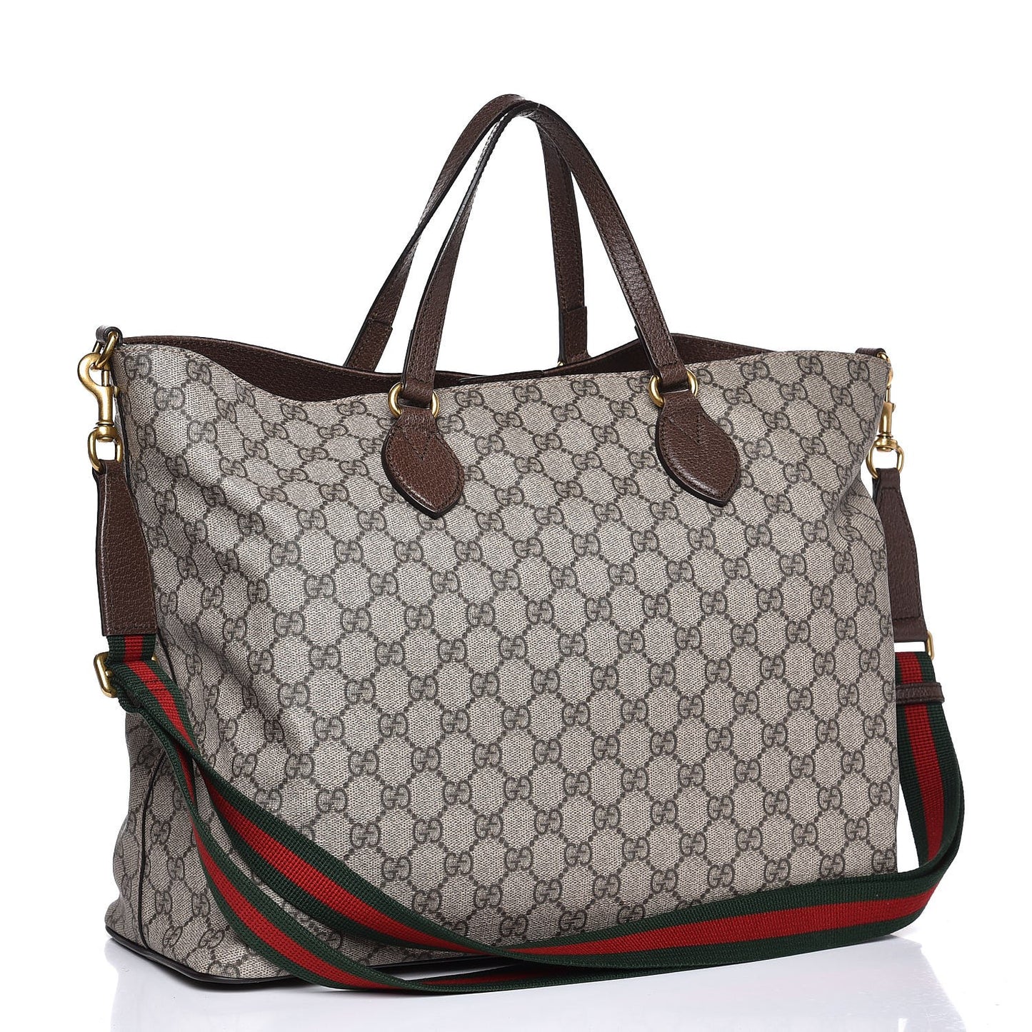 Soft GG Supreme Monogram Courrier Medium Crossbody Tote Beige New Acero