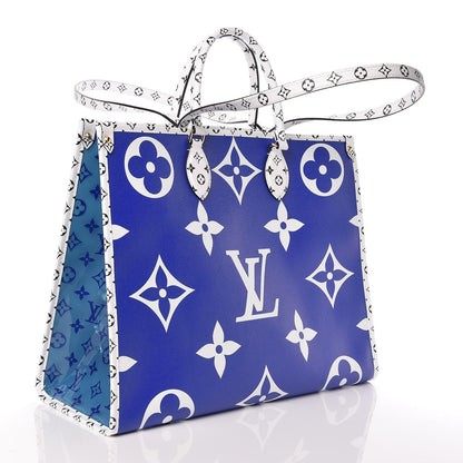 Louis Vuitton Monogram Giant Hawaii Onthego Blue 4 of 11