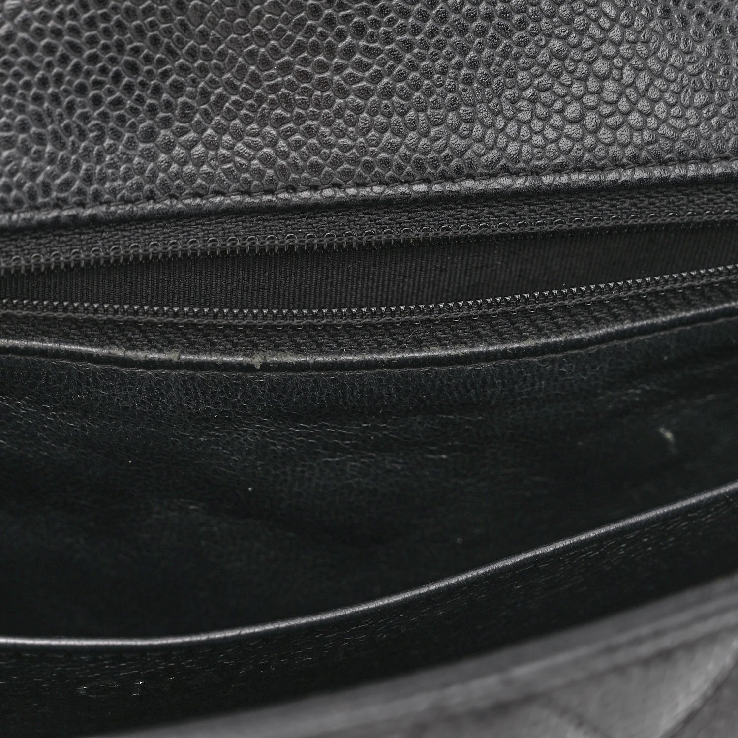 Chanel Caviar Quilted Jumbo Single Flap Black 13 of 14