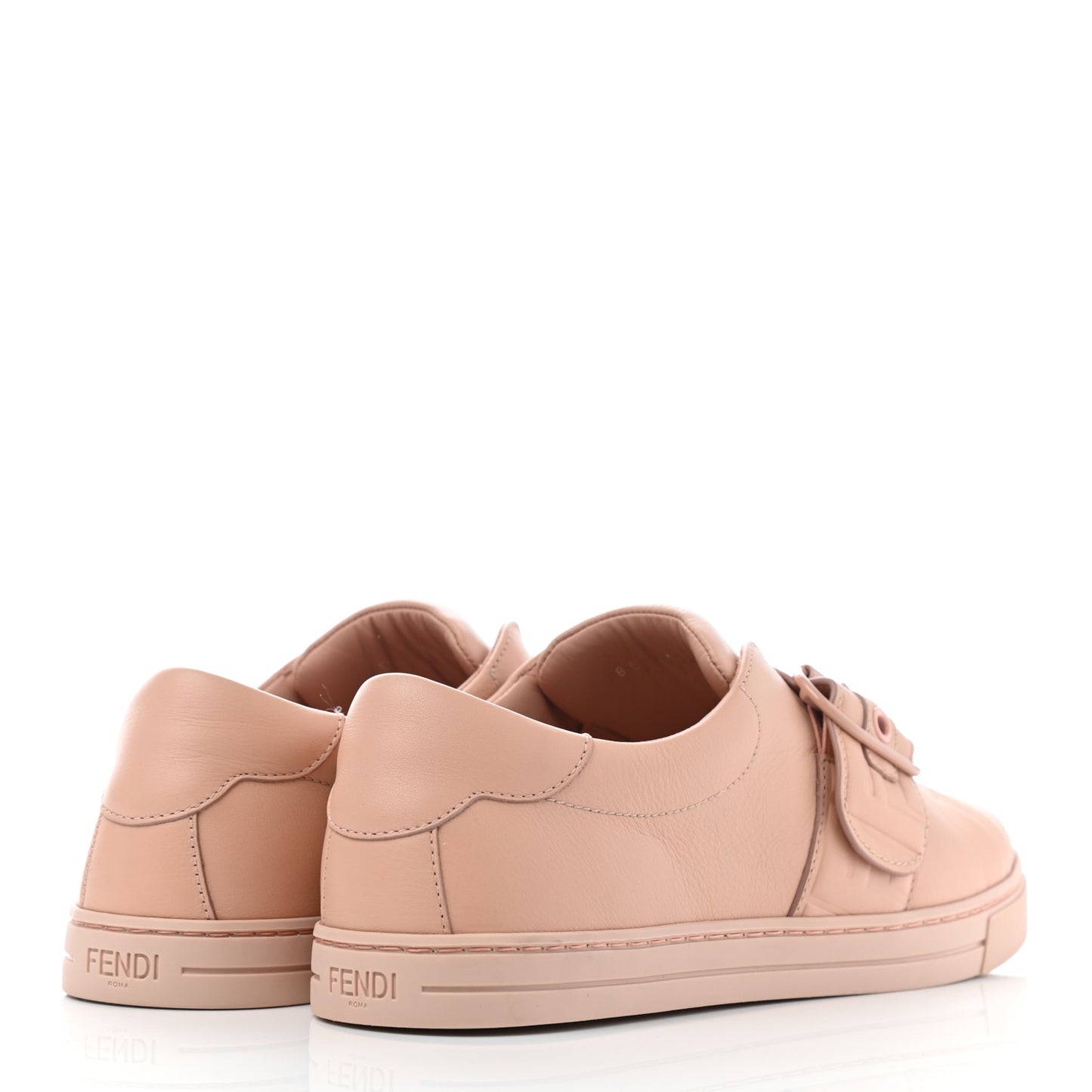 Vitello FF Embossed Womens Slip On Sneakers 39 Pink Burb