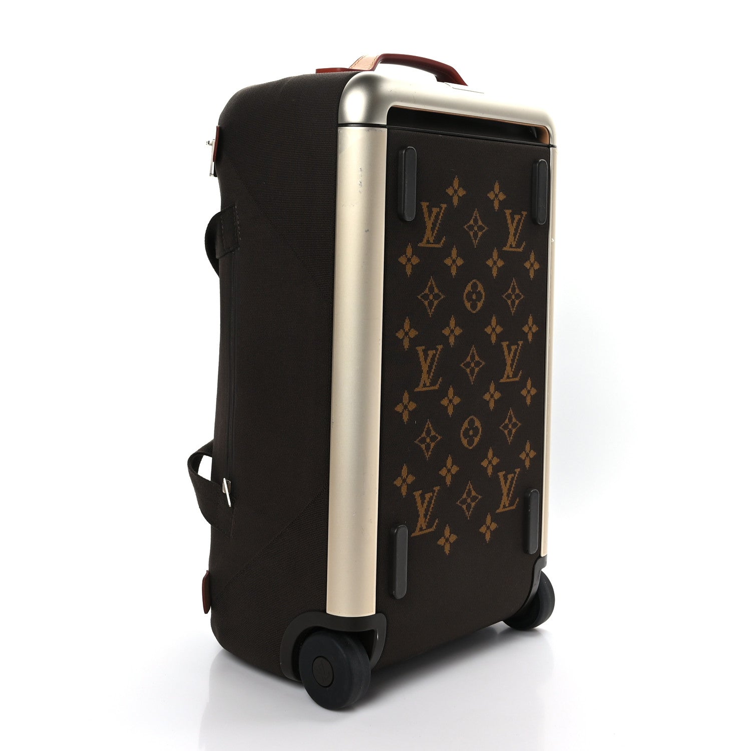 Louis Vuitton Knit Monogram Horizon Soft Duffle 55 Marron 3 of 8