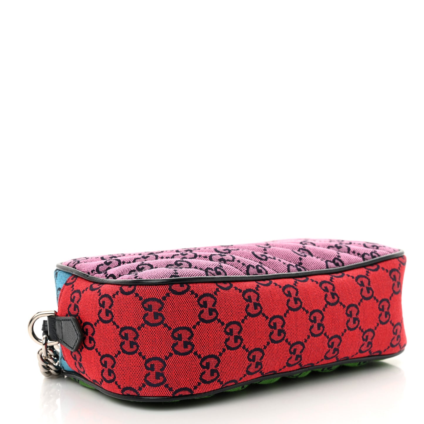 Monogram Multicolor Matelasse Diagonal Small GG Marmont Chain Shoulder Bag Pink Blue Green Red Light Blue