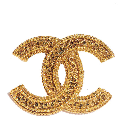 Chanel CC Brooch Gold 1 of 4