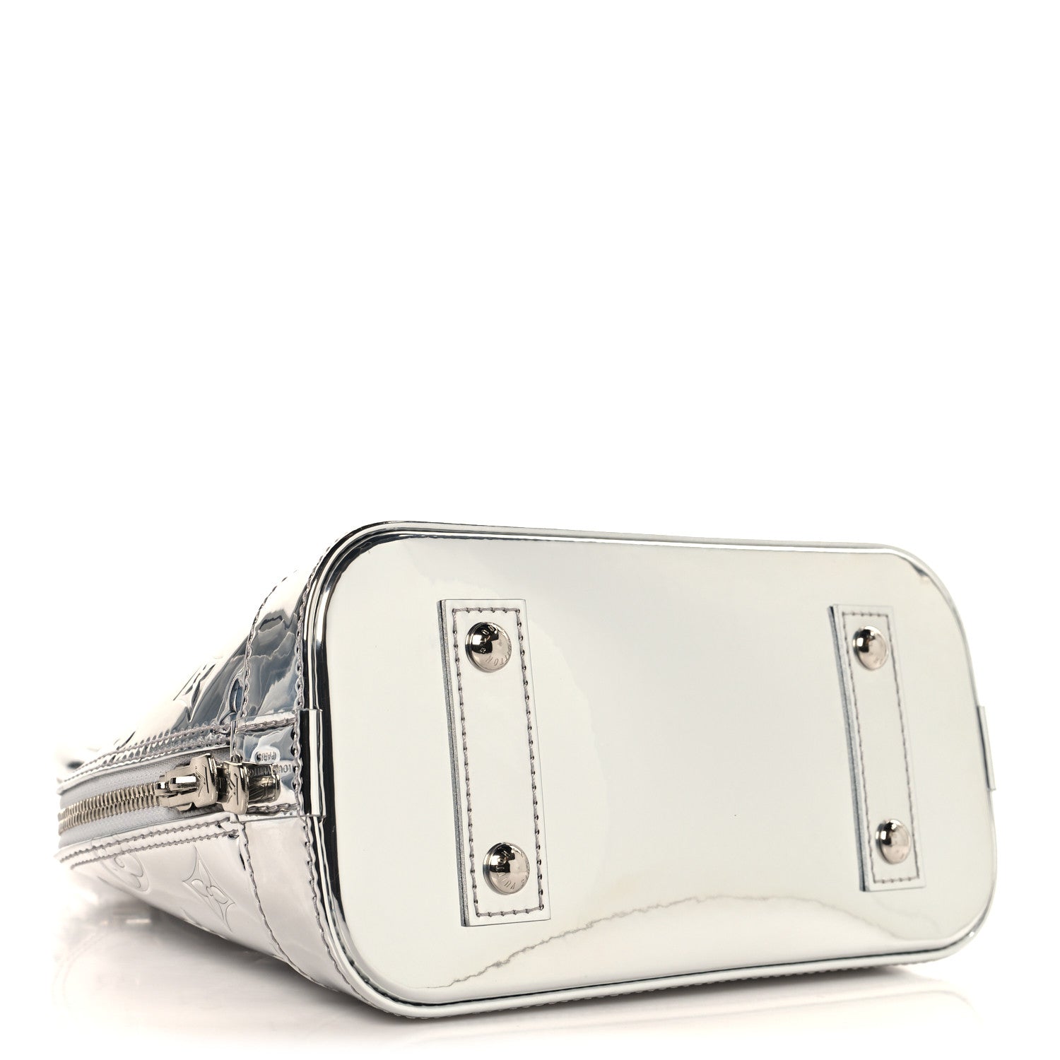 Louis Vuitton Monogram Miroir Alma BB Silver Silver 4 of 12