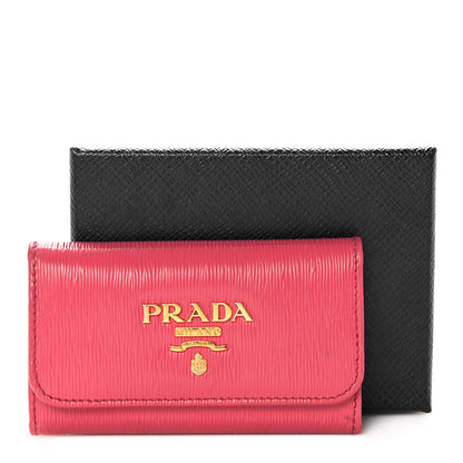 Prada Vitello Move 6 Key Holder Ibisco 8 of 8
