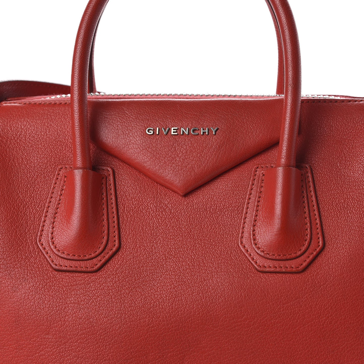 Sugar Goatskin Medium Antigona Red