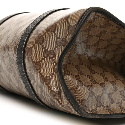 Gucci Crystal Monogram Dollar Calfskin Medium Joy Shoulder Bag Beige Ebony Testa di Moro 10 of 10