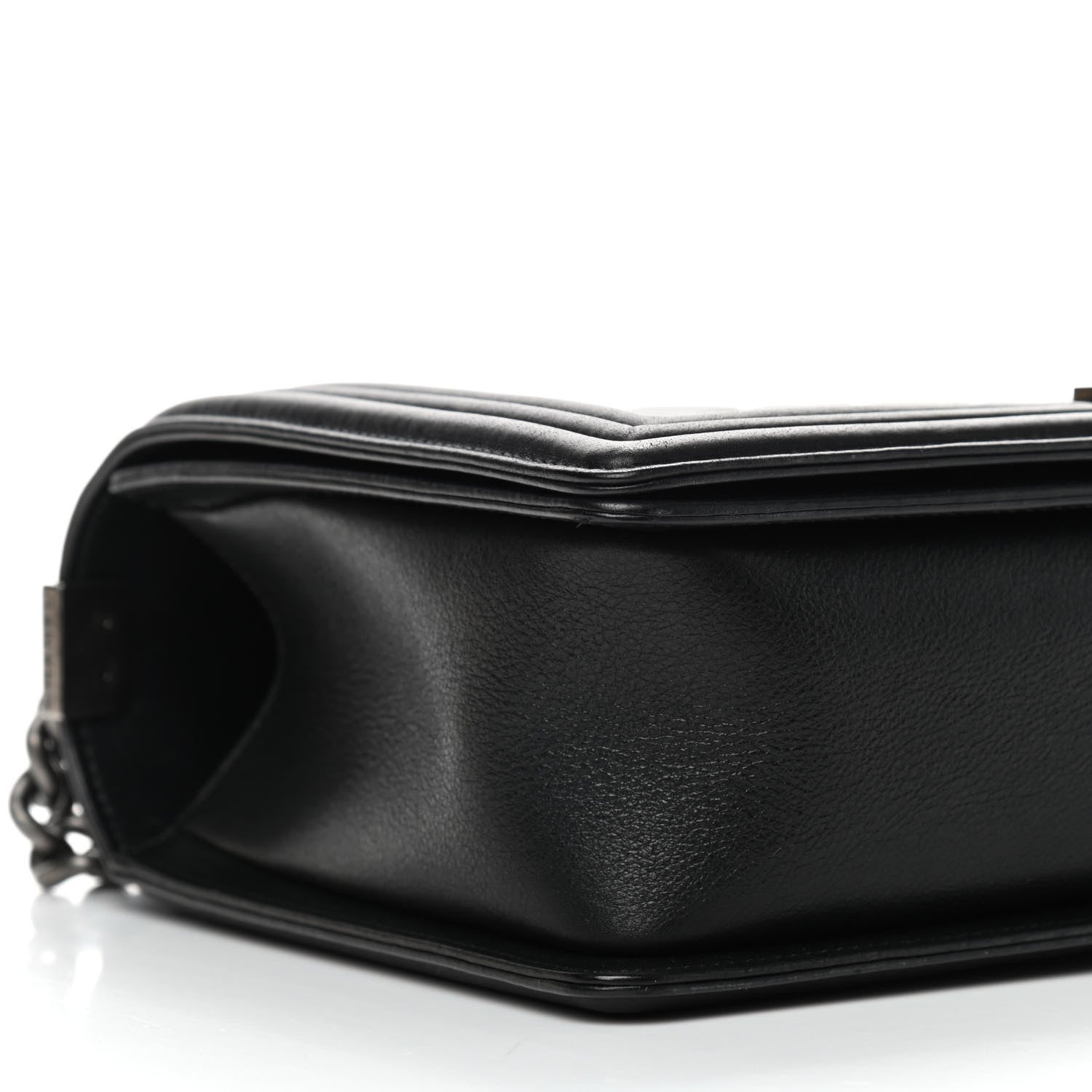 Chanel Calfskin Quilted New Medium Boy Flap Black 11 of 12