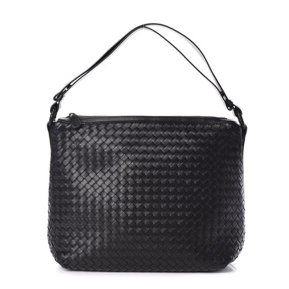 Bottega Veneta Nappa Intrecciato Hobo Black 1 of 8