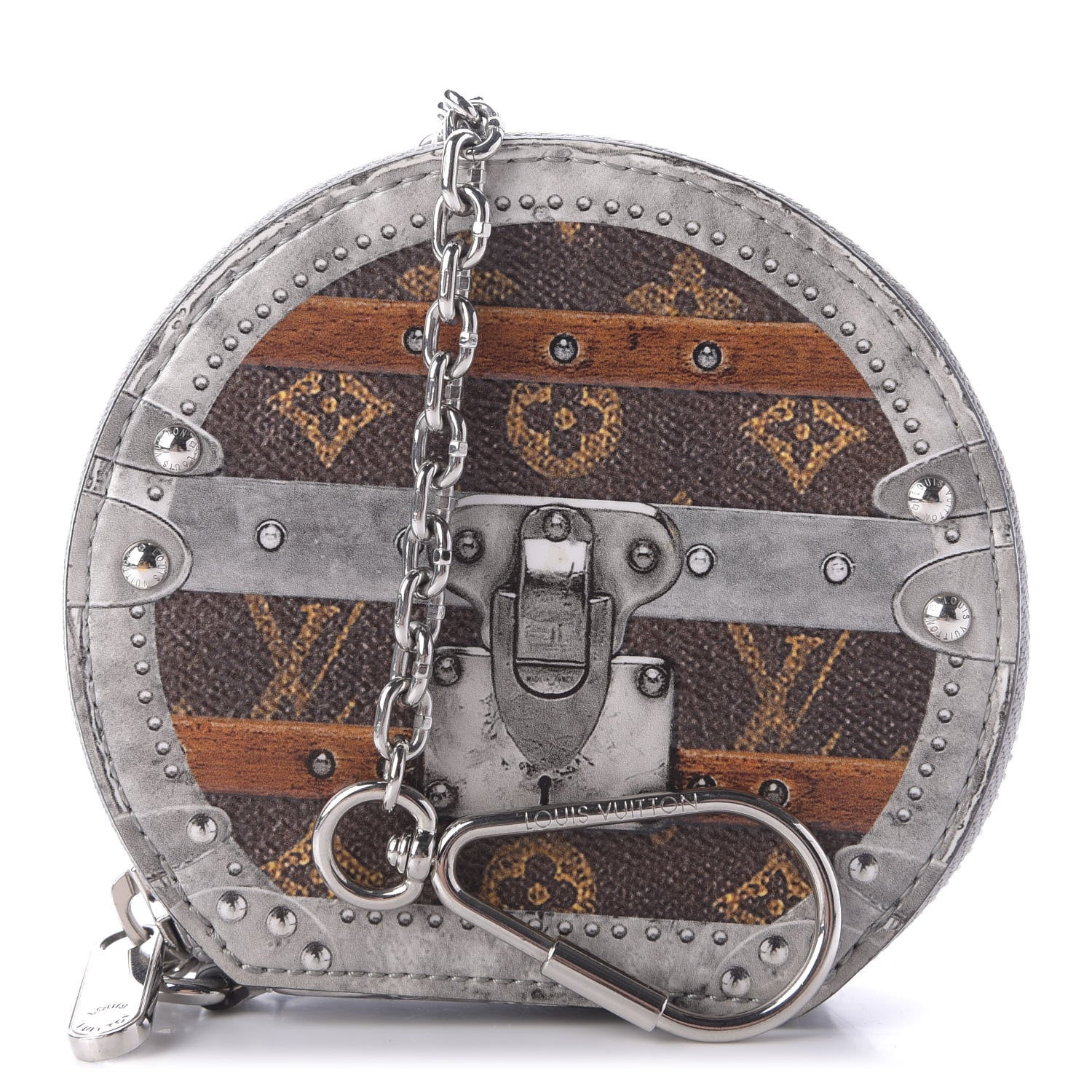 Louis Vuitton Transformed Monogram Time Trunks Micro Boite Chapeau Coin Purse Marron 1 of 6