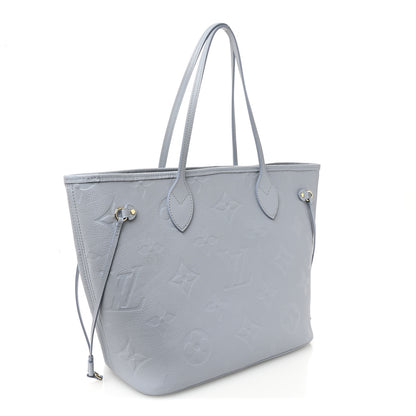 Louis Vuitton Empreinte Monogram Giant Neverfull MM Blue Hour 3 of 9