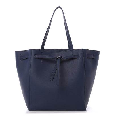 Celine Soft Grained Calfskin Small Belt Cabas Phantom Deep Blue 1 of 10