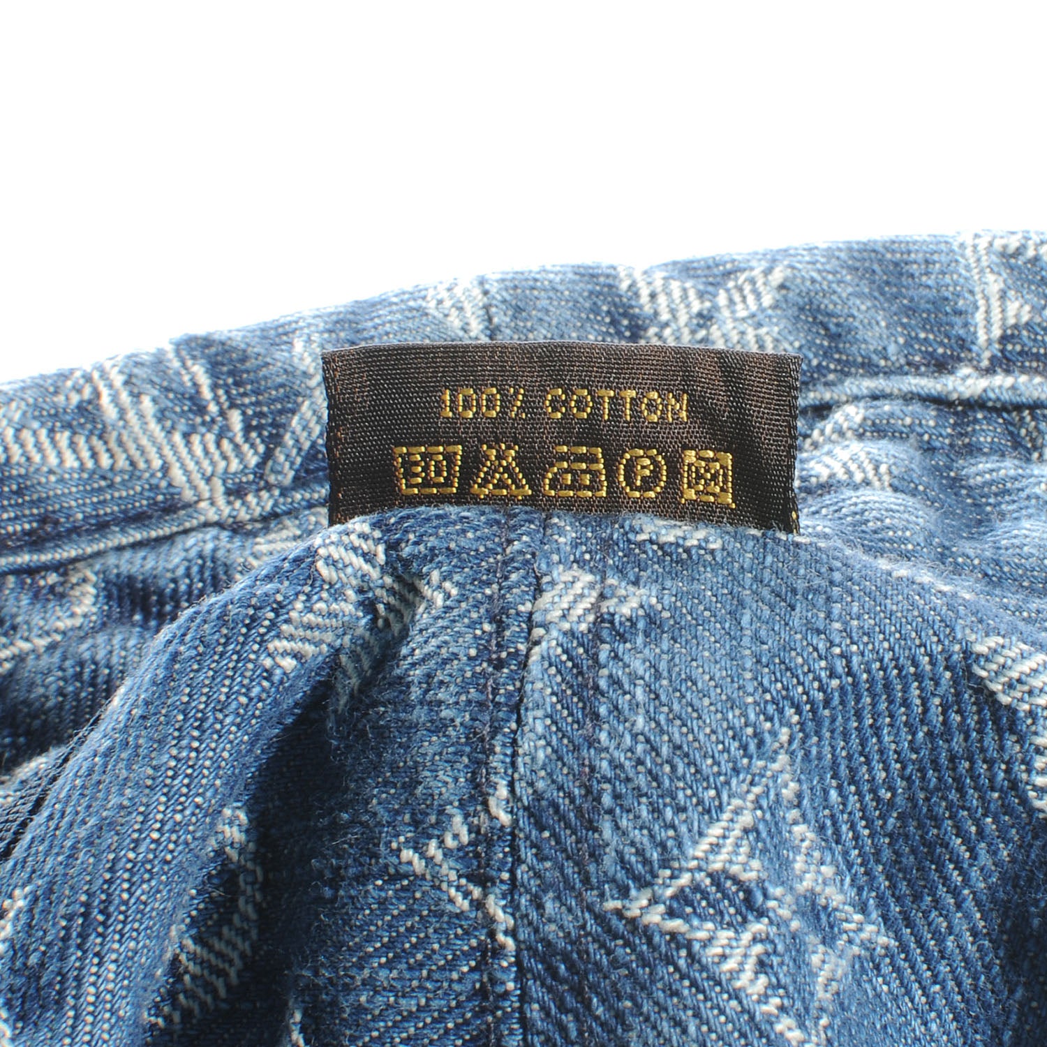 Louis Vuitton Monogram Denim Bucket Hat 5 of 5