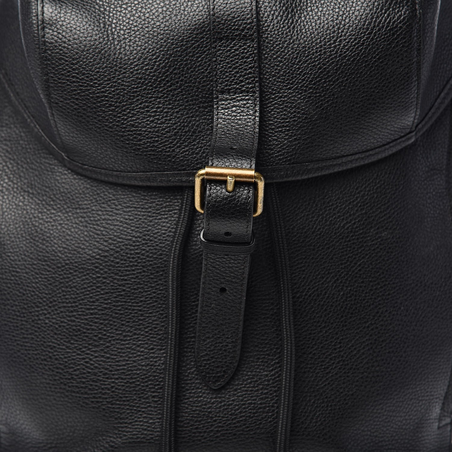 Burberry Grain Calfskin Canvas Mega Check Drifton Backpack Black 14 of 14