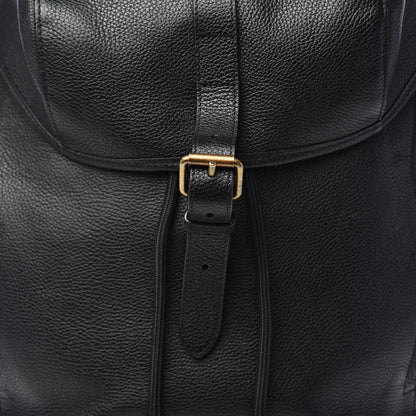 Burberry Grain Calfskin Canvas Mega Check Drifton Backpack Black 14 of 14
