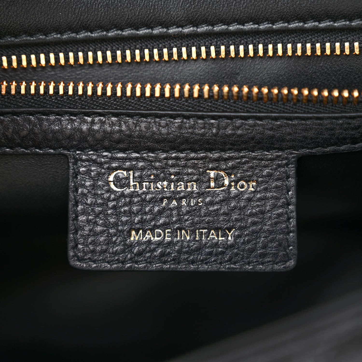 Christian Dior Calfskin Cannage Medium Caro Bag Black 6 of 11