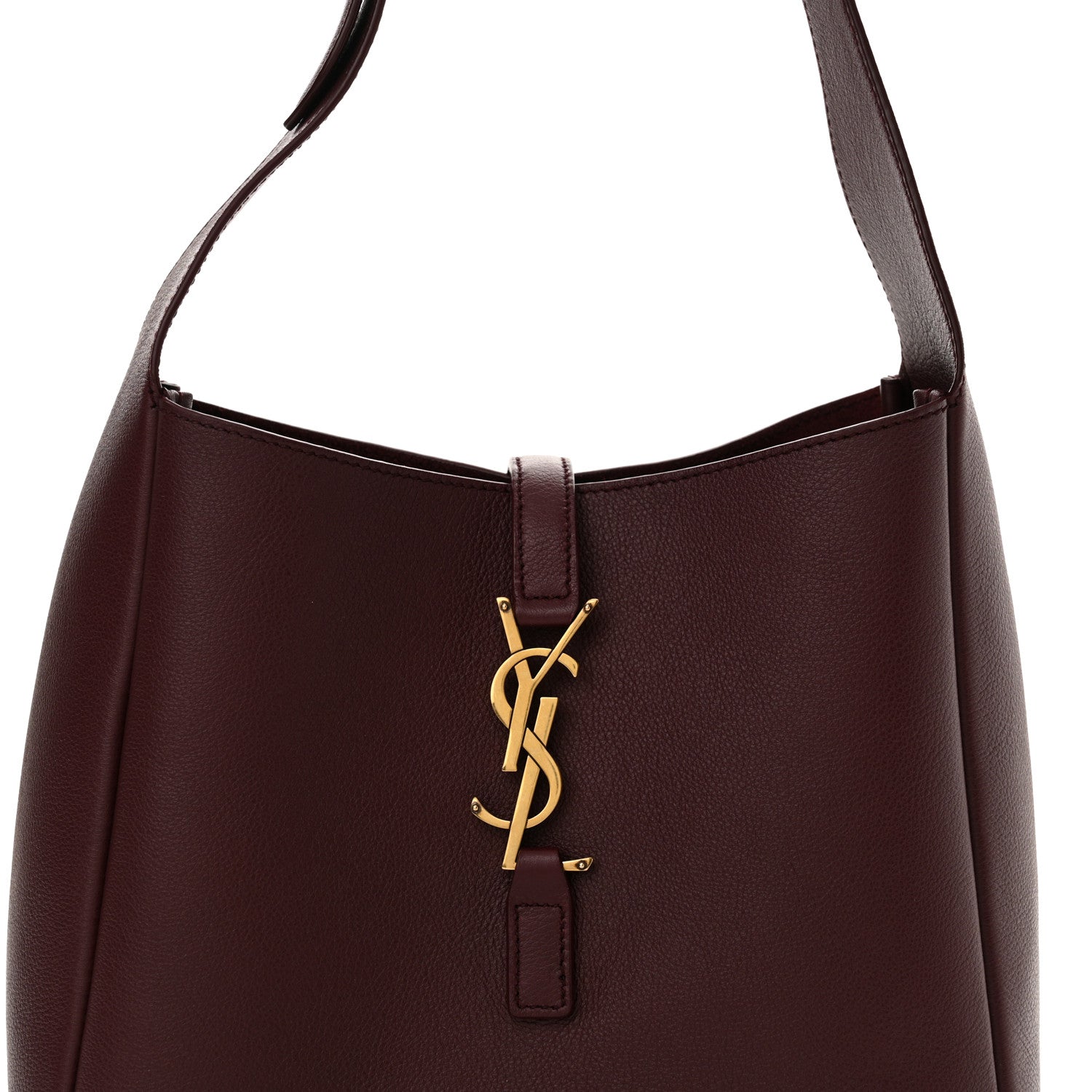 Saint Laurent Smooth Calfskin Small Le 5 A 7 Soft Hobo Rouge Legion 8 of 12