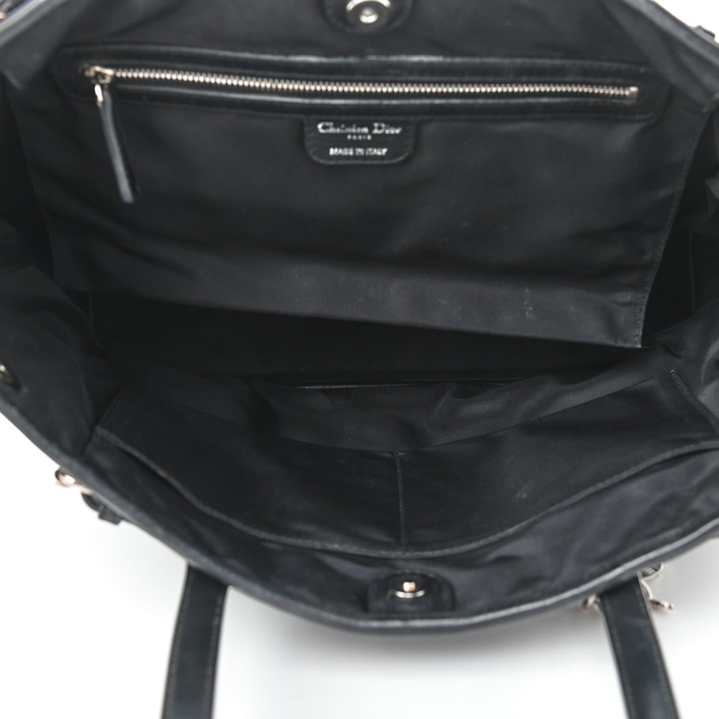 Coated Canvas Cannage Small Panarea Tote Black