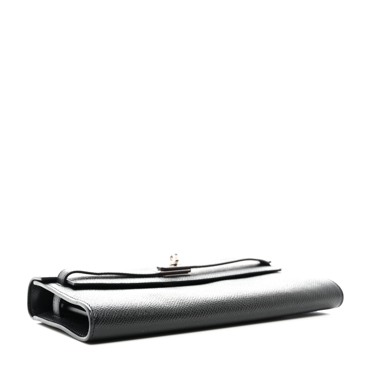 Hermes Epsom Kelly Wallet To Go Black 4 of 7