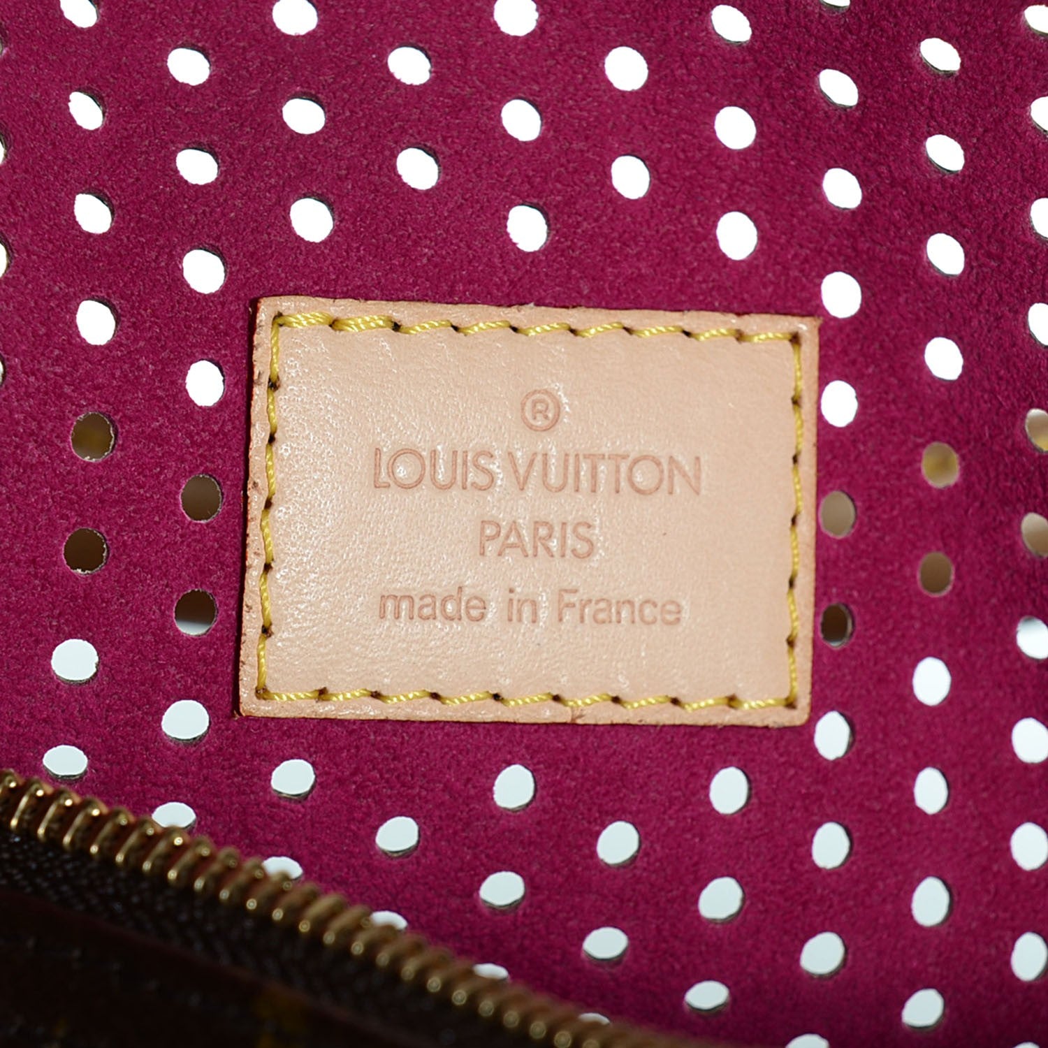 Louis Vuitton Monogram Perforated Speedy 30 Fuchsia 6 of 7