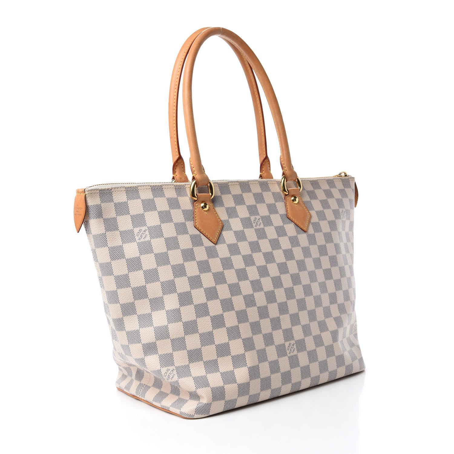 Louis Vuitton Damier Azur Saleya MM 3 of 11