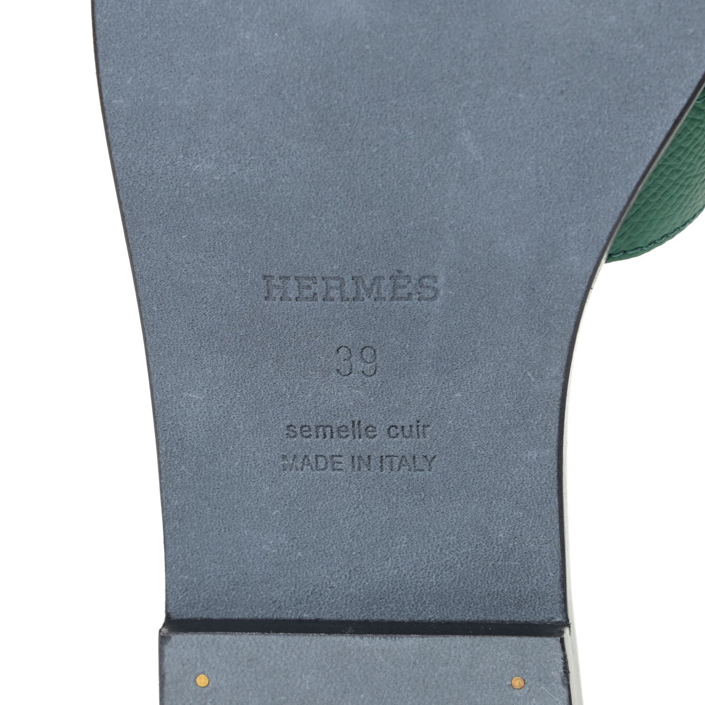 Epsom Oran Sandals 39 Vert Emeraude
