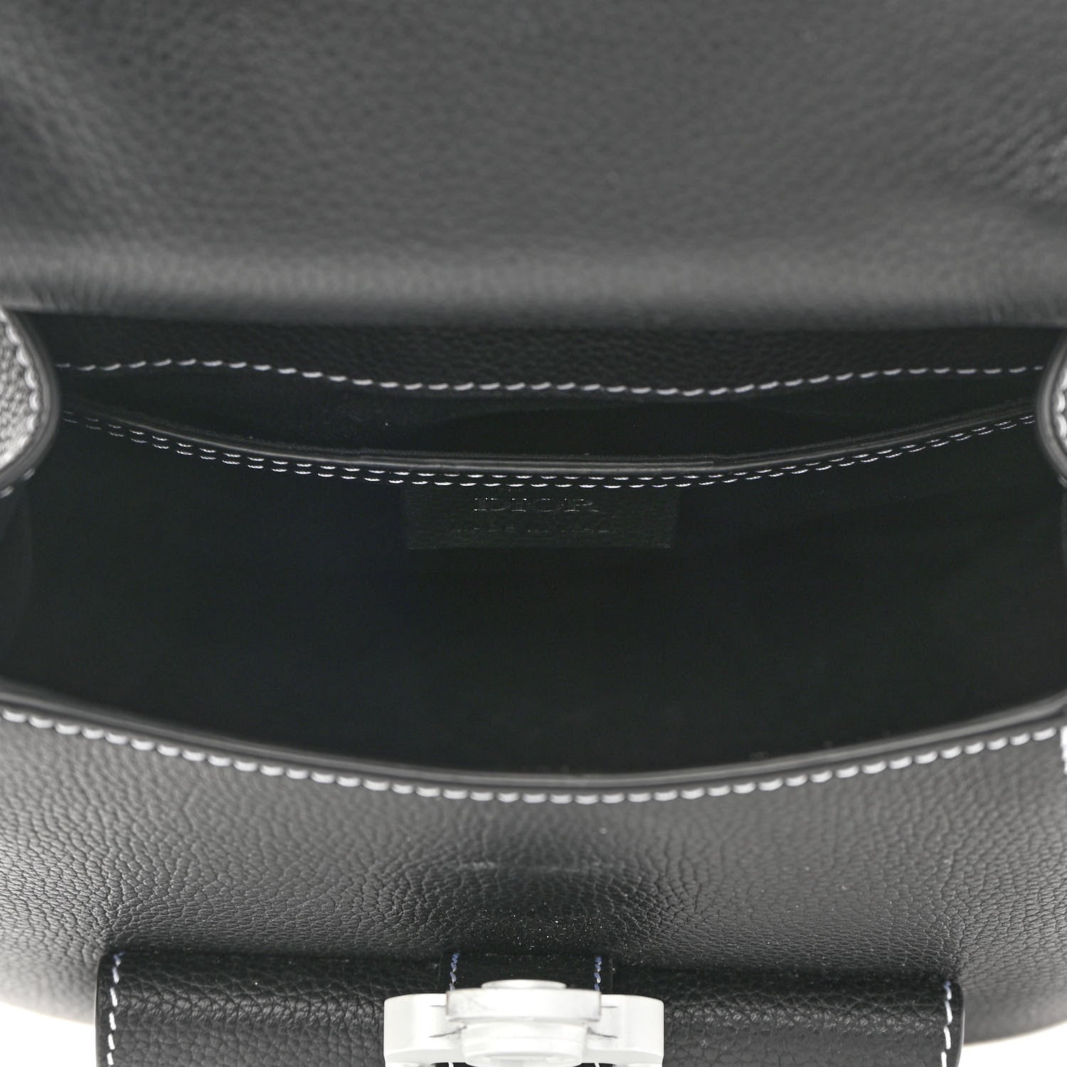 Christian Dior Grained Calfskin Mini Gallop Sling Bag Black 5 of 10