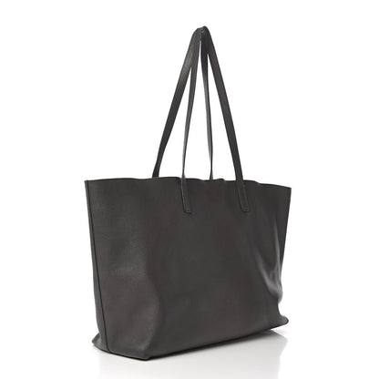 Saint Laurent Calfskin Large Shopping Tote Dark Grey 2 of 18