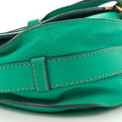 Chloe Grained Calfskin Medium Marcie Saddle Bag Jade 8 of 15
