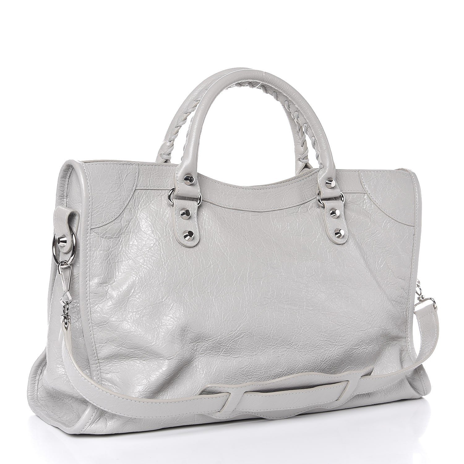 Balenciaga Agneau Classic Silver Hardware City Gris Nuage 4 of 9