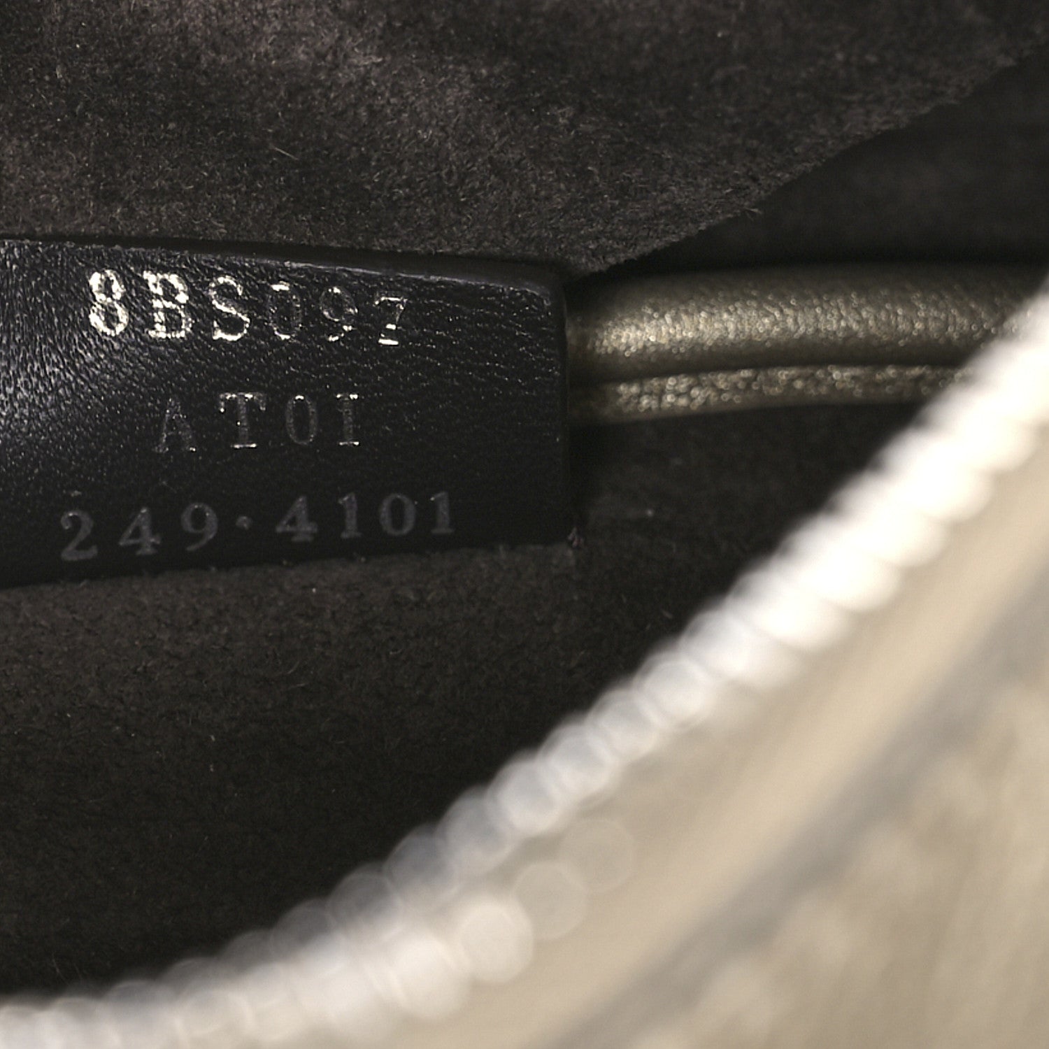Fendi Vitello Laminato Mini Simply Fendi Shoulder Bag Platino 7 of 11